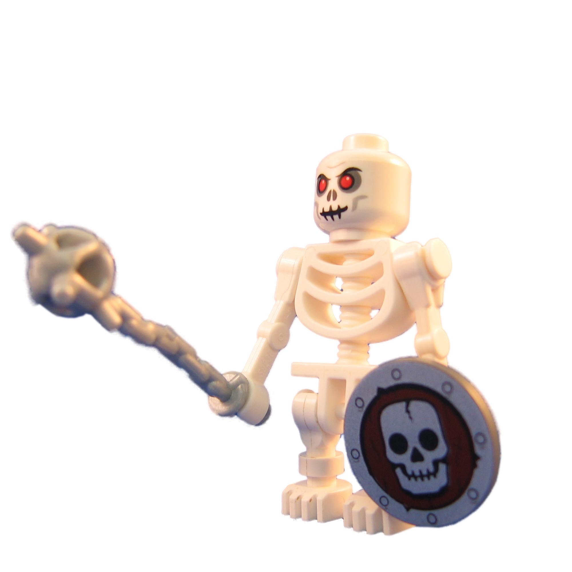 Skeleton Warrior 2 White met wapen en schild