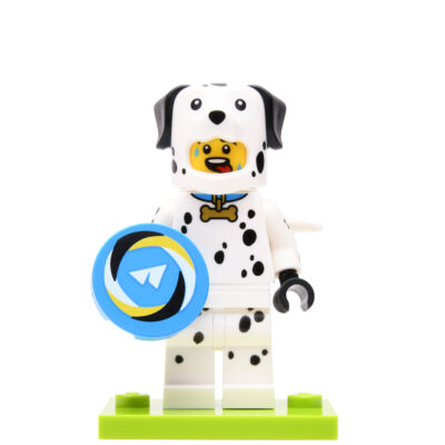 Man in dalmatiër kostuum