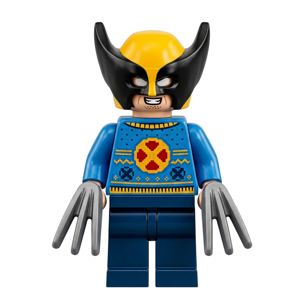 Wolverine in kersttrui